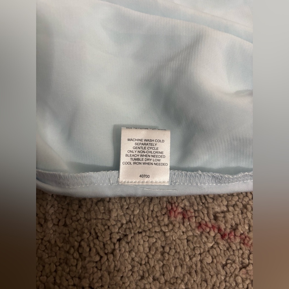 Market & Spruce sleeveless V-neck blouse, Light Blue, Size XXL - Picture 14 of 14